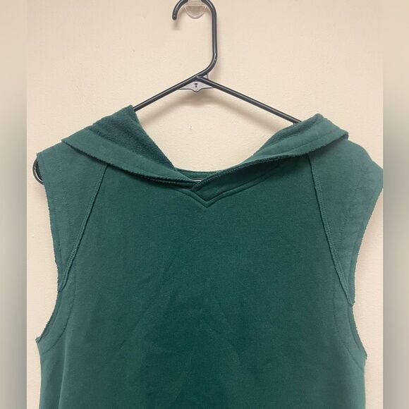 Urban Outfitters BDG Green Hooded Sleeveless Sweatshirt Dress SZ XS - Picture 3 of 7